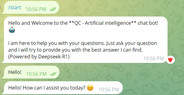 Telegram ChatBot A.I.